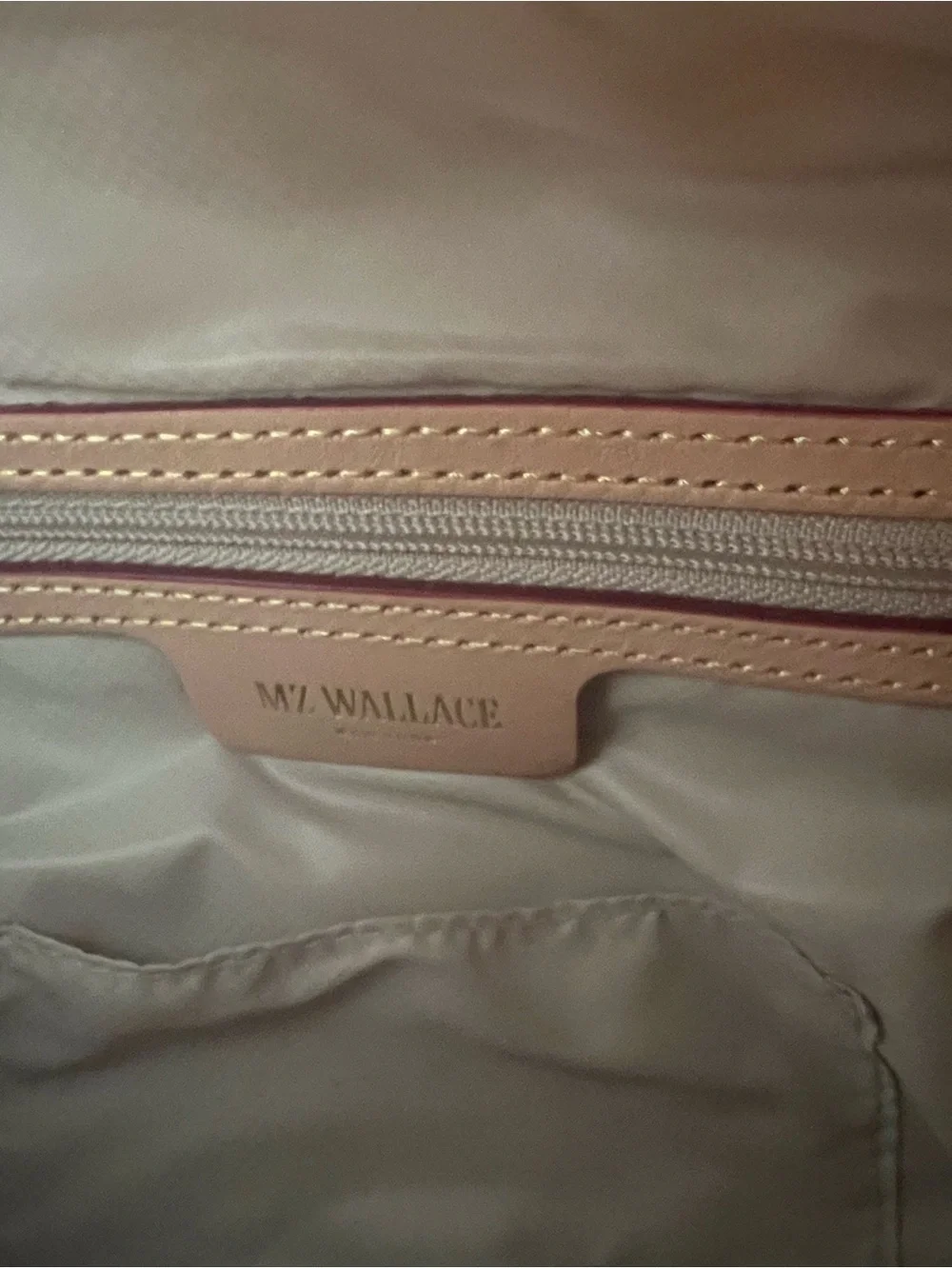 MZ Wallace Small Crosby Crossbody Sling Bag Buff (NWT) - Picture 10 of 11